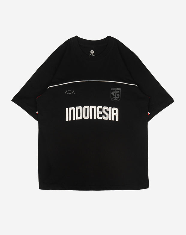 T-shirt Persebaya Indonesia Combination Oversize - Black