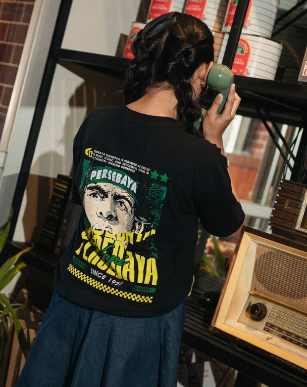 T-shirt Persebaya Leader Wani 1927 Oversize - Black