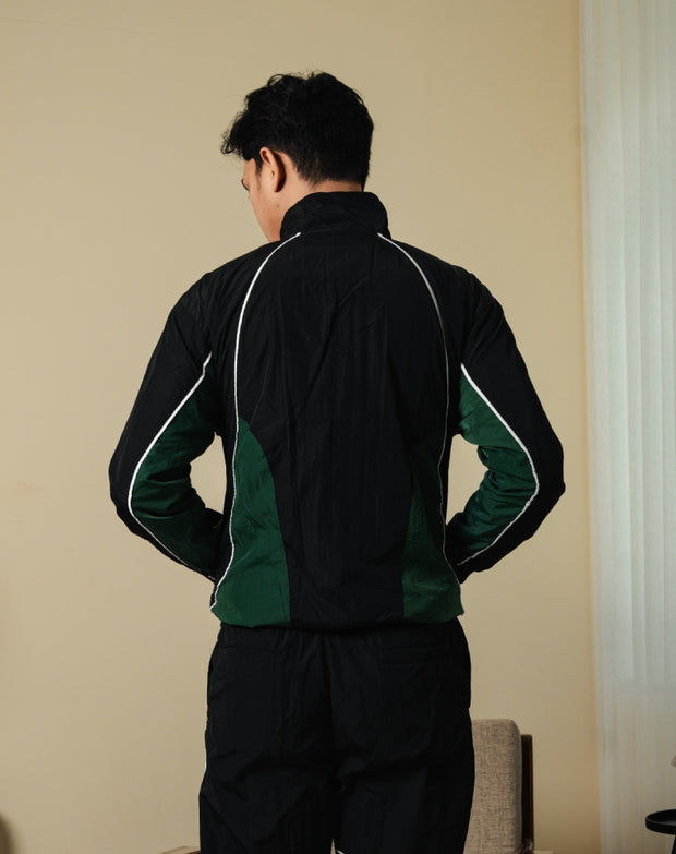 Jaket Tracktop Persebaya Panel - Black