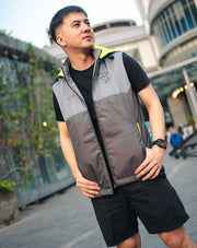 Jaket Vest Persebaya Wani Kombinasi - Grey