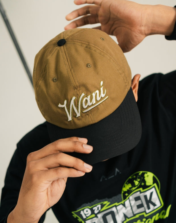 Topi Polo Cap Persebaya Wani Outline - Olive