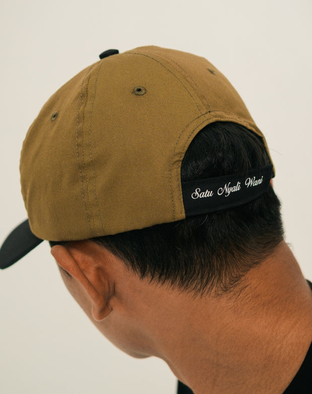Topi Polo Cap Persebaya Wani Outline - Olive