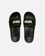 Sandal Slipper Persebaya Wani Kombinasi - Olive - Black