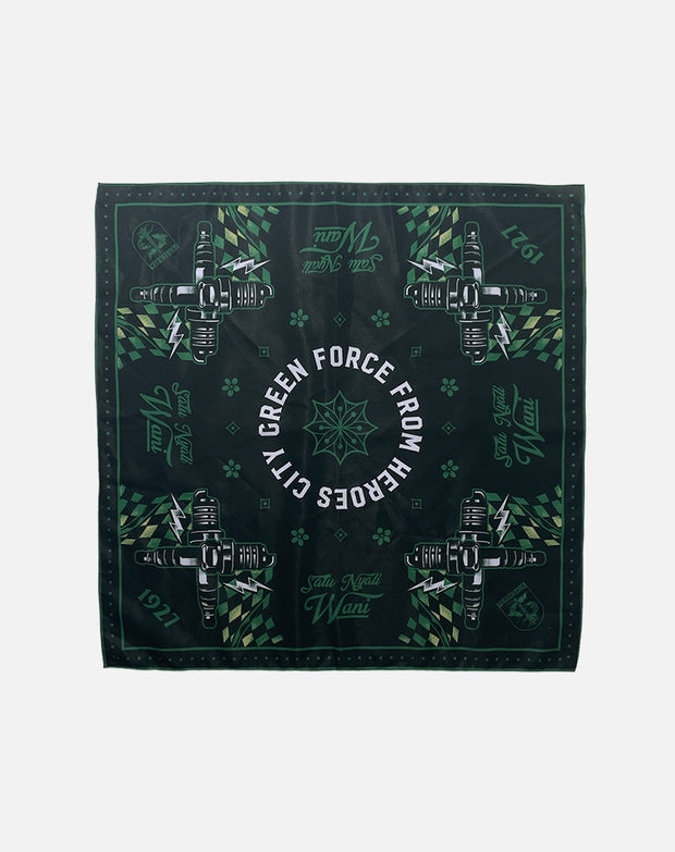 Bandana Persebaya Green Force Bikers Edition - Black