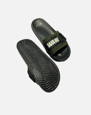 Sandal Slipper Persebaya Wani Kombinasi - Olive - Black