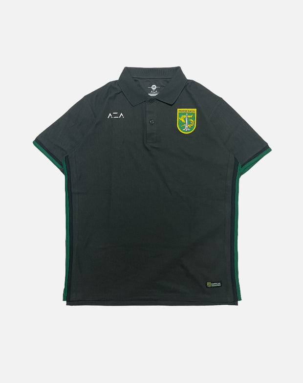 Polo Shirt Persebaya Tapfer Two Stripe - Grey