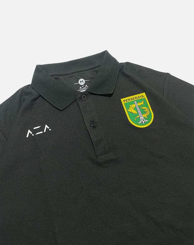 Polo Shirt Persebaya Tapfer Two Stripe - Grey