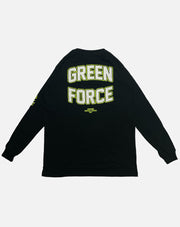 T-shirt Persebaya Green Force Glow In Long Sleeve - Black