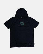 Jaket Hoodie Persebaya Short Sleeve Croco Icon 2K23 - Black