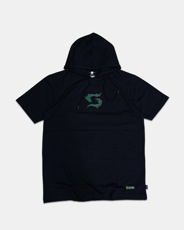 Jaket Hoodie Persebaya Short Sleeve Croco Icon 2K23 - Black