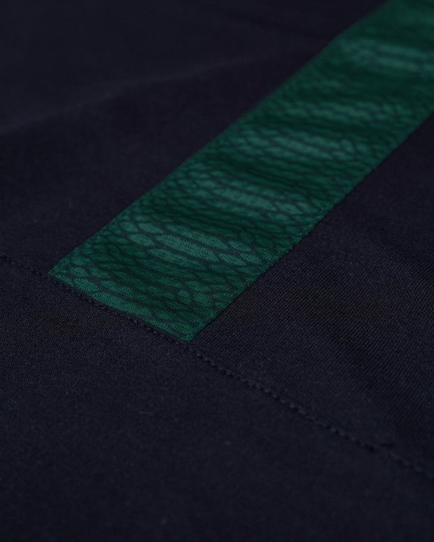 Jaket Hoodie Persebaya Short Sleeve Croco Icon 2K23 - Black
