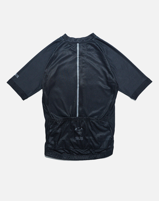 Jersey Sepeda SUB Jersey x AZA Halftone Dot - Black
