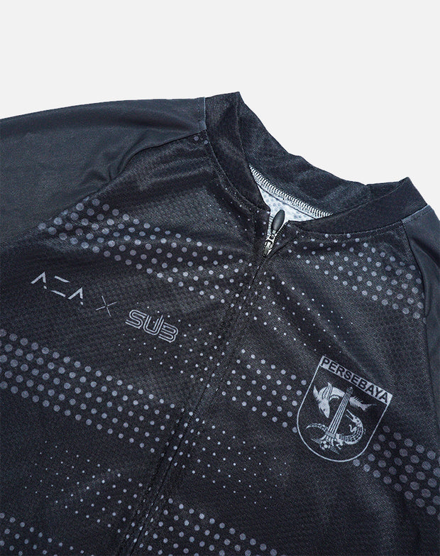 Jersey Sepeda SUB Jersey x AZA Halftone Dot - Black