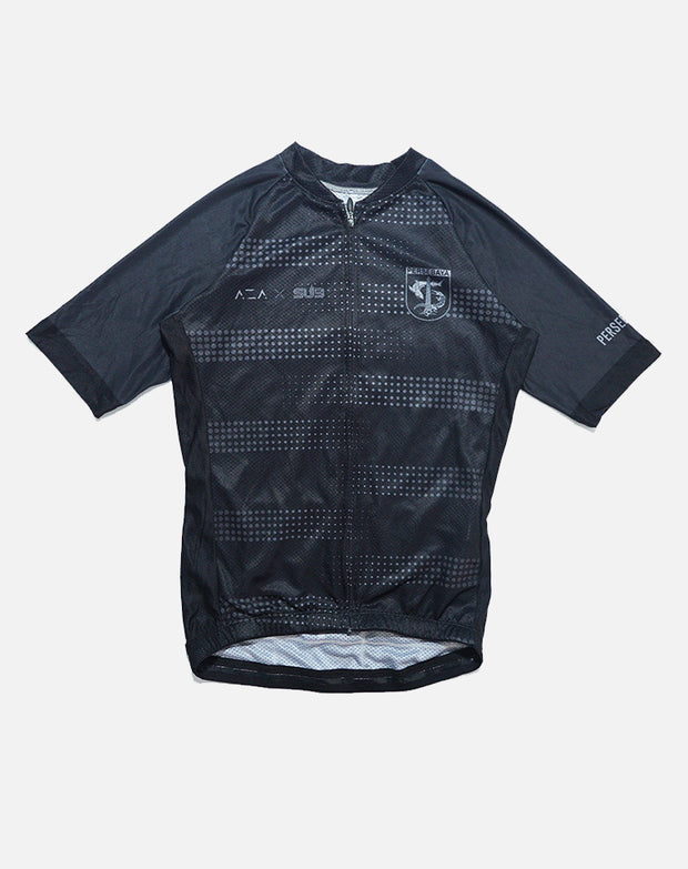 Jersey Sepeda SUB Jersey x AZA Halftone Dot - Black